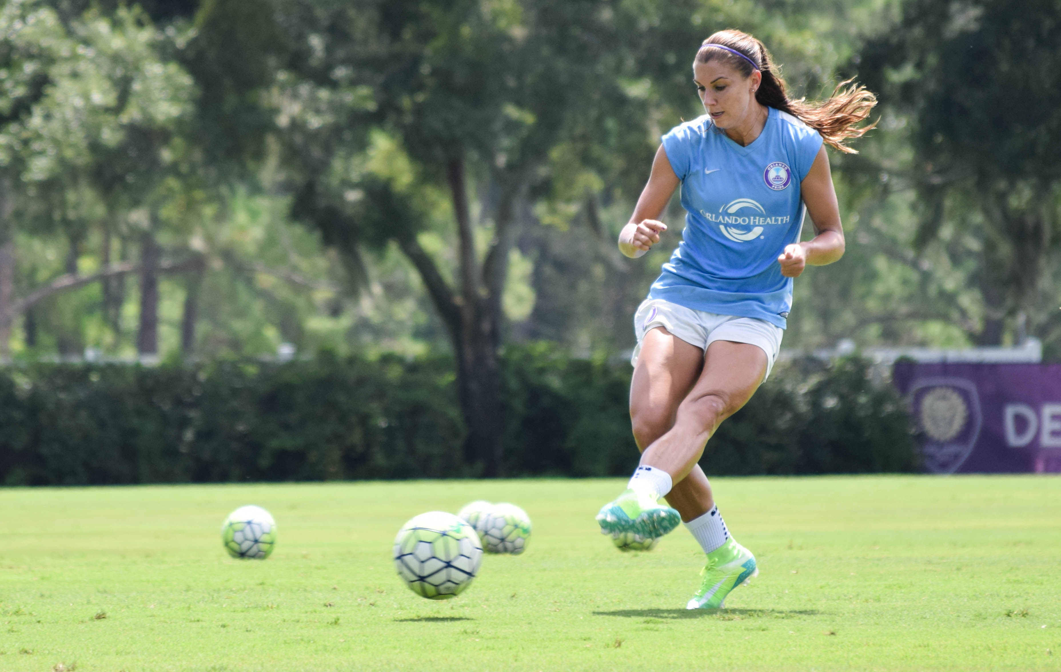 Alex Morgan Celebrates Orlando Pride NWSL Goal With Ted Lasso