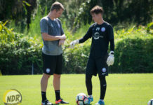 Ashlyn Harris, Goalkeepers Coach Lloyd Yaxley Jointly Lead Goalkeepers
