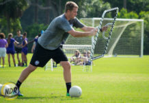 Goalkeepers Coach Lloyd Yaxley Uses Other Sports’ Equipment When Coaching